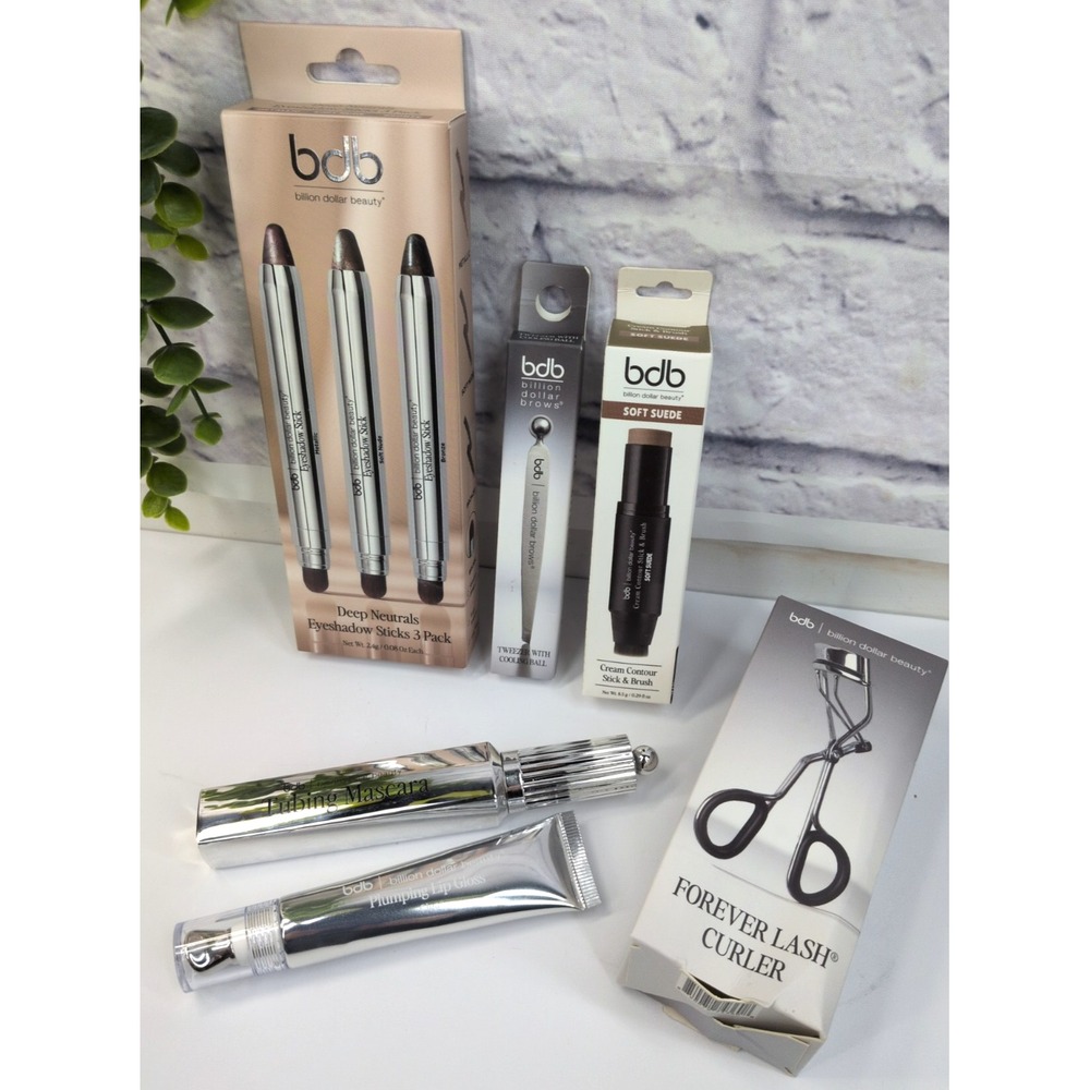 BDB LOT6😍Billion DollarBeauty Tubing Mascara Concealer Lip Eyeshadow Stick More